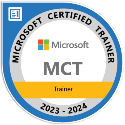 Microsoft Certified Trainer 2023-2024